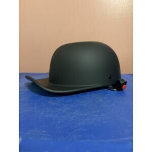 Motorcycle Helmet Baseball Cap Style Unbranded With DOT Sticker Size Large